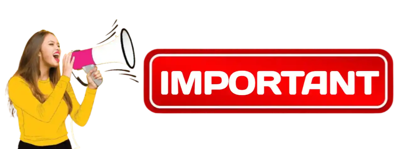 Privacy Policy Text Important Notice